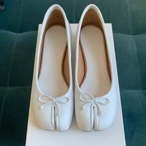 Maison Margiela Tabi White Ballerina Heels 36